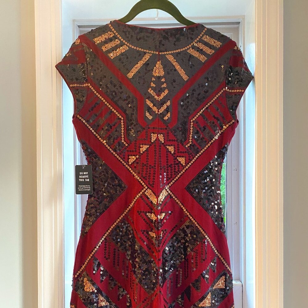 Sequin/Knit Dress
